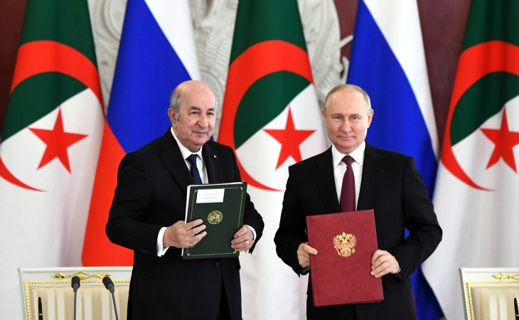 Русија и Алжир потпишаа Декларацијата за продлабочување на стратешкото партнерство