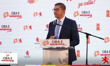 Мицкоски: На ВМРО-ДПМНЕ не му е до функции, нудиме решенија за заштитен идентитет и обезбедена иднина