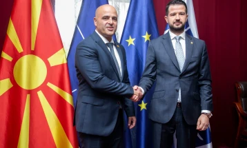 Kovachevski – Milatović: N. Macedonia and Montenegro an example of goodneighborly cooperation, contributing to European stability
