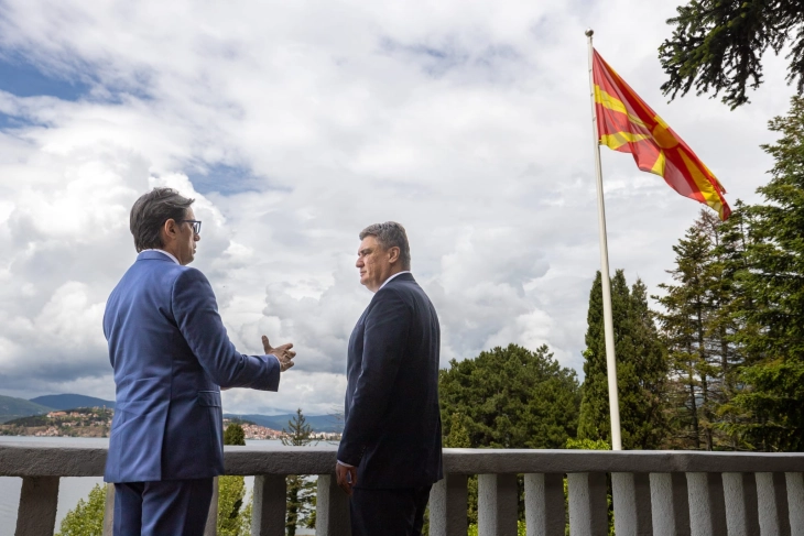 President Pendarovski meets with Croatian President Zoran Milanović