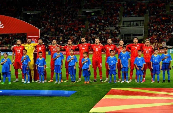 Futbollistët e Maqedonisë së Veriut kundër Anglisë i vazhdojnë eurokualifikimet