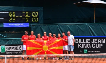 Победнички старт на македонските тенисерки во Били Џин Кинг купот