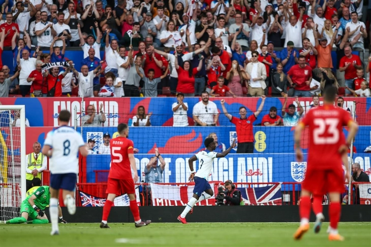 Англија ѝ го нанесе најтешкиот пораз на македонската фудбалска репрезентација