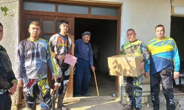 Донација од „Ендуро тим“ од Делчево за погодени од поплавите