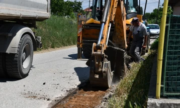 Општина Кисела Вода гради водоводна мрежа на улицата „Речиште 2” со краците