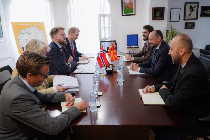 Deputy PM Bytyqi meets with Norwegian MFA’s State Secretary, Eivind Vad Petersson