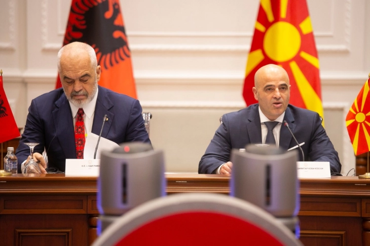 Albania PM Rama in official visit to Skopje