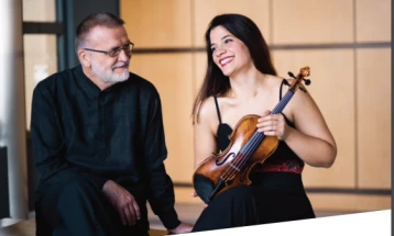 Концерт за виолина и пијано со изведувачи од Грција на Скопско Лето 2023