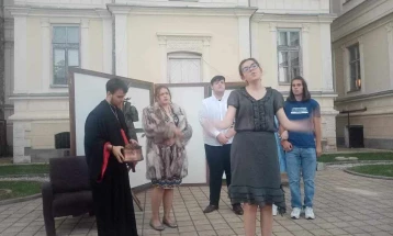 Учесници од „Балканската мрежа на уметничка мобилност на младите” дел од втората вечер на „Актерот на Европа 2023“ во Ресен