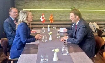 Osmani meets with Joly in Vilnius ahead of NATO Summit 