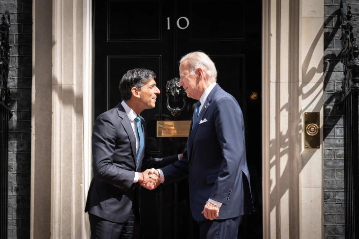 Biden hails ‘rock-solid’ US-UK relationship at talks with Sunak