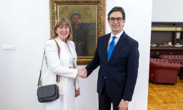 Pendarovski meets with UN Special Rapporteur on counter-terrorism and human rights, Fionnuala Ní Aoláin