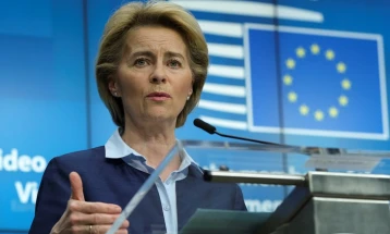 Фон дер Лајен ја охрабрува Украина на дополнителни реформи за членство во ЕУ и НАТО