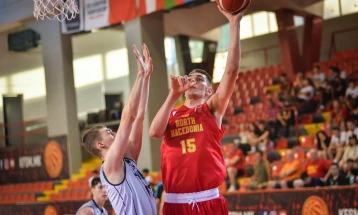 Македонските кошаркари до 20 години изборија четвртфинале на ЕП во Скопје