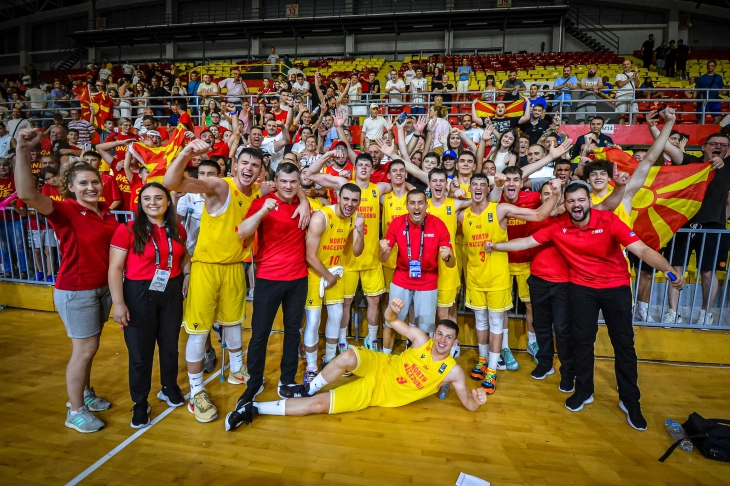 Чешка противник на македонските кошаркари во финалето на ЕП двизија-Б за играчи до 20 години