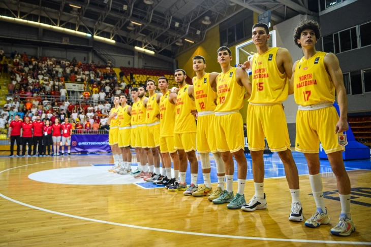 Сребрен медал за македонските кошаркари на ЕП Б-дивизија У-20