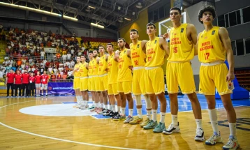 Сребрен медал за македонските кошаркари на ЕП Б-дивизија У-20