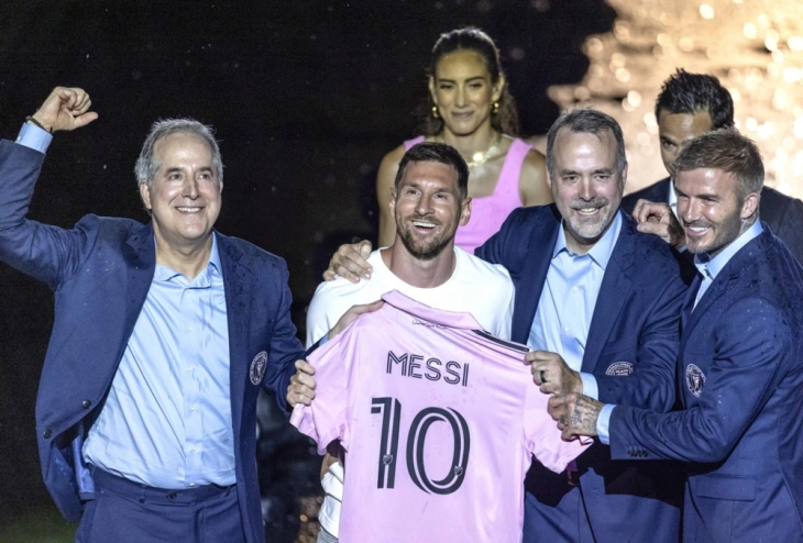 Lionel Messi unveiled to Inter Miami's fans