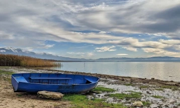 Повторно намален водостојот на Преспанското Езеро