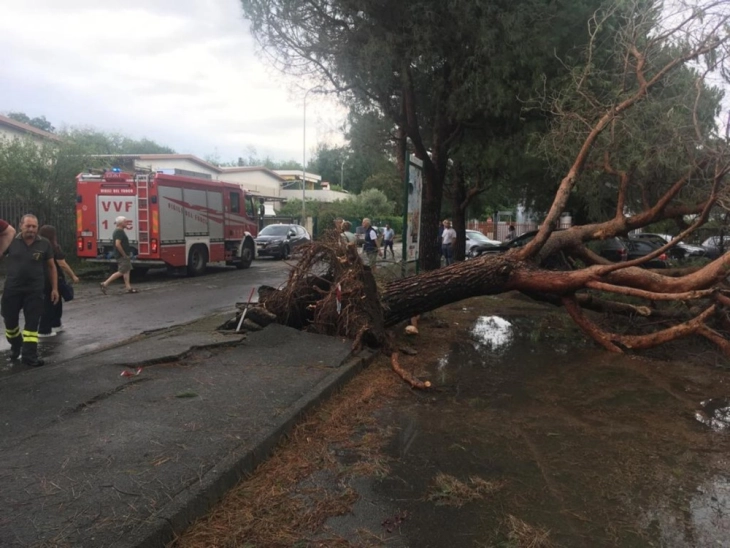 Një grua e humbi jetën nga moti i lig në Monca