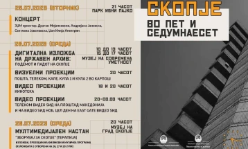 „Скопје во пет и седумнаесет“ - изложби, филмови и аудиовизуелни инсталации за 60 години од скопскиот земјотрес