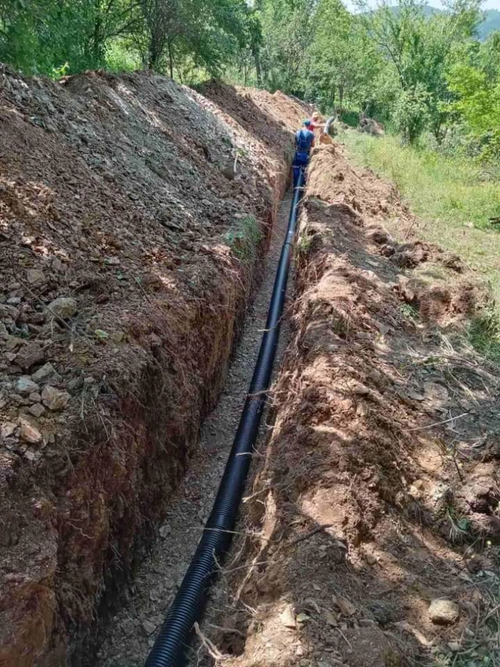 Се проширува водоводната и канализациската мрежа во Стара Каменица, во Македонска Каменица