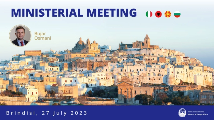 FM Osmani to participate in quadrilateral meeting in Brindisi