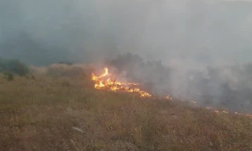 Zjarri afër Bogdancit akoma nuk është vënën nën kontroll