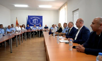 Директорот на БЈБ Тасевски и стратешката група при Бирото во работна посета на СВР Штип и ОВР Свети Николе