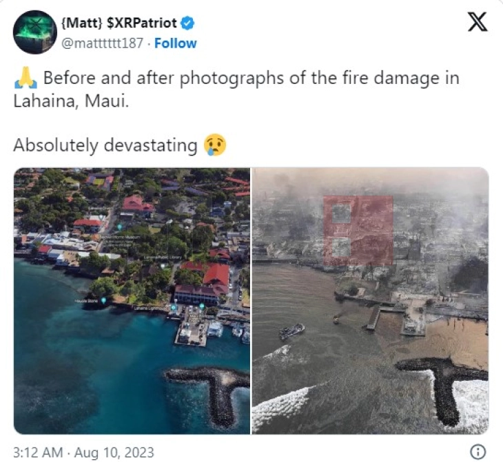 Gjashtë viktima nga zjarret në Havai