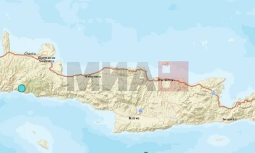 Земјотрес од 4,9 степени на грчкиот остров Крит