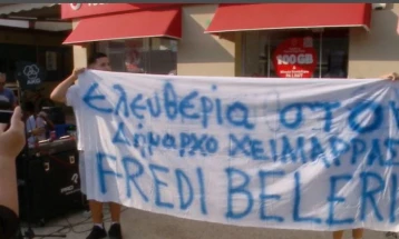 Албанија: Протест во Химара за ослободување на Белери, говорници градоначалниците на Атина и на Солун
