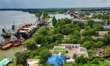 Russian drones attack Ukrainian Danube ports vital for grain exports