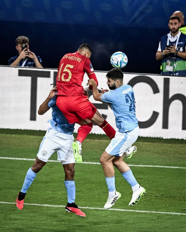 Manchester City win Super Cup after beating Sevilla on penalties