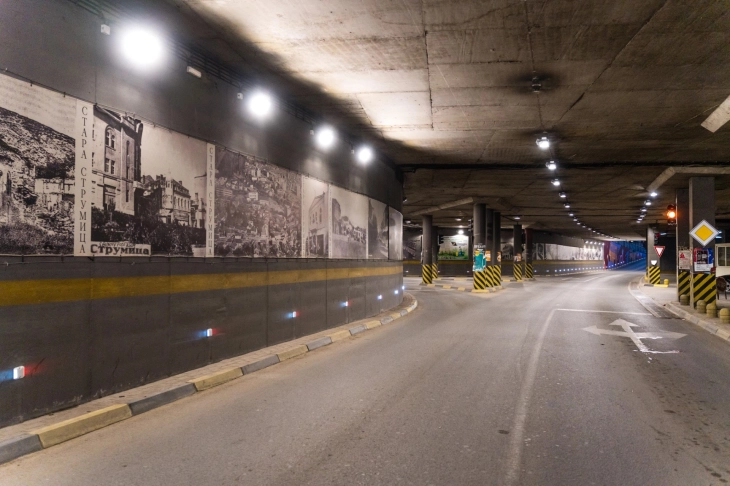 Подобрено осветлувањето во подземната сообраќајница во Струмица