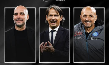 Guardiola, Inzagi dhe Spaleti të nominuar për çmimin trajner i sezonit