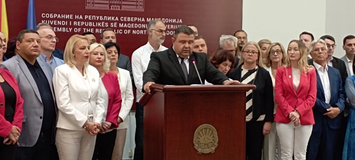 Micevski: No constitutional changes under dictate, early elections must be held