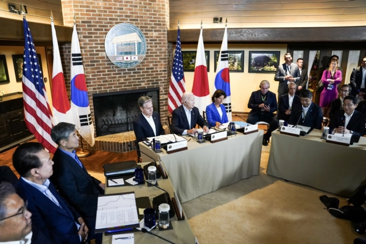 US, Japan and S Korea to agree on key security measures at Camp David