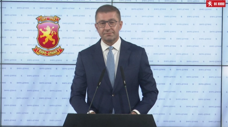 Mickoski: Elections only solution, our red lines in relation to Bulgaria clear