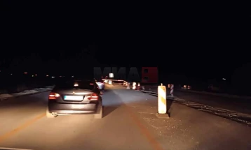 Поради сообраќајка забавен сообраќајот на влез и изле во Охрид