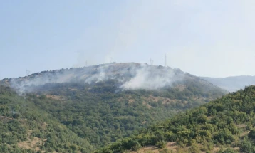 Во скопско активен еден пожар во атарот на село Блаце