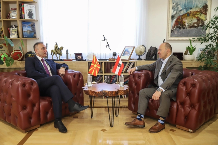 First Deputy PM Grubi meets new Austrian Ambassador Martin Pammer