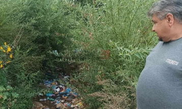 Партијата за демократски просперитет на Ромите реагира за алармантната состојба со влошената комунална хигиена во село Црник