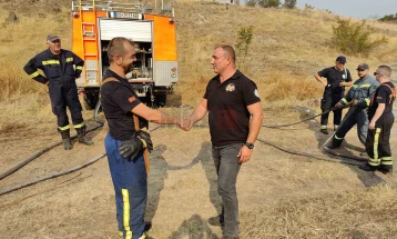 Кочанските доброволни пожарникари по пожарот, со апел до неодговорните кои палат оган на отворено и стрништа