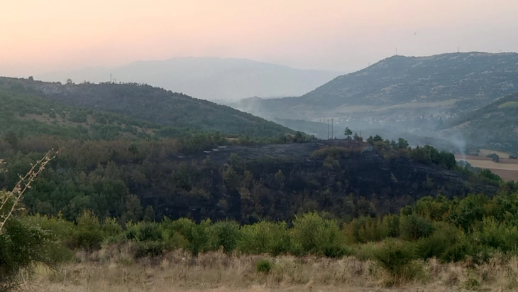 ЦУК: Воспоставена делумна контрола на пожарот во Зелениково