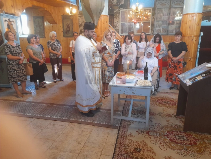Одбележан патронот на црквата „Успение на Пресвета Богородица“ во Дебар