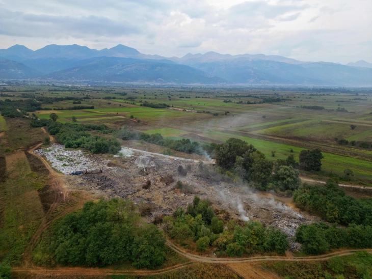 Smoky stench still wafting from Volkovija landfill, eight days after fire