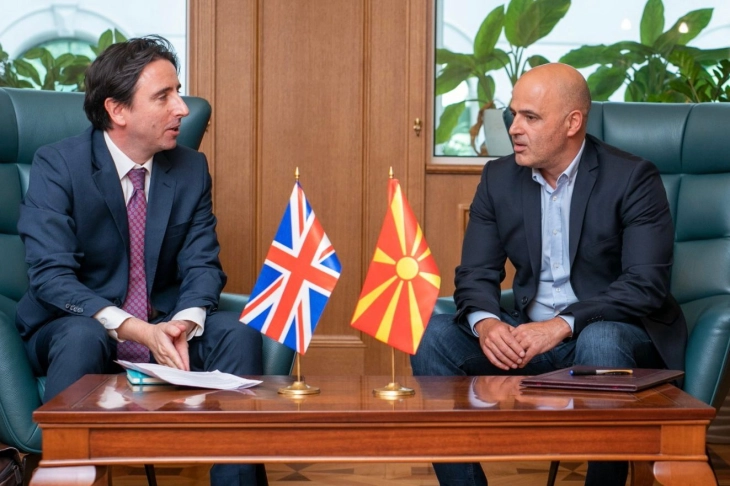 Kovachevski - Lawson: Strong UK support in fulfilling North Macedonia's strategic goals