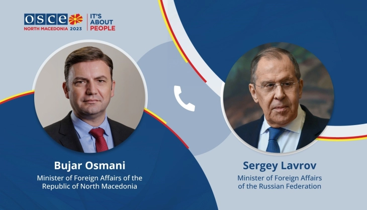 Osmani holds phone call with Lavrov