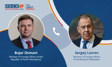Osmani holds phone call with Lavrov